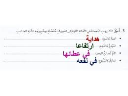 التشبيه التام :فهو التشبيه الذي استوفى أركان التشبيه الأربعة، مثل :الرجل كالأسد في شجاعته. Ø­Ù„ Ø¯Ø±Ø³ Ø§Ù„ØªØ´Ø¨ÙŠÙ‡ Ø§Ù„Ù…Ø¬Ù…Ù„ ÙˆØ§Ù„Ù…ÙØµÙ„ Ù„ØºØ© Ø¹Ø±Ø¨ÙŠØ© ØµÙ Ø«Ø§Ù…Ù† ÙØµÙ„ Ø«Ø§Ù†ÙŠ Ù…Ø¯Ø±Ø³ØªÙŠ Ø§Ù„Ø§Ù…Ø§Ø±ØªÙŠØ©