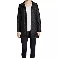 Eileen fisher womens sz xs red crinkle quilted jacket pockets yussah silk. Eileen Fisher Jackets Coats Eileen Fisher Quilted Jacket Coat Xs And S Black Poshmark