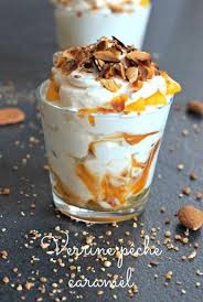 Verrine Peche Et Caramel Verrine Sucree Facile Recette Verrine Sucree Recette