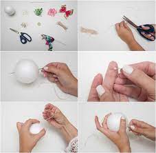 Check spelling or type a new query. Styrofoam Ball With Colorful Buttons And Pearls Cheap Christmas Decorations Diy Christmas Tree Ornaments Christmas Decorations Cheap Christmas Tree Ornaments