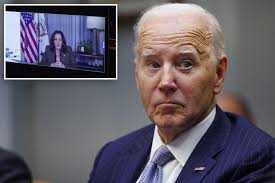 Biden snaps 'I know' after being reminded by Cabinet official to let Kamala  Harris speak