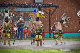 The mountain spirit dancers or crown dancers become these sacred beings in the same way that the hopi who dance specific katsinam become those katsina spirits. Musician Joe Tohonnie Jr Shares His Journey Travois
