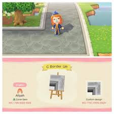 6 · this acnh custom designs guide highlights some of the best path design codes so you can get. I Made A Border To Use With The Stone Path Acqr Animal Crossing Animal Crossing 3ds Animal Crossing Game