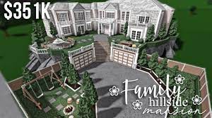See more ideas about bloxburg decal codes, bloxburg decals, roblox. Family Hillside Mansion Roblox Bloxburg Gamingwithv Youtube