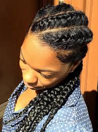 African hair braiding is very versatile: Goddess Braids Goddess Braid African Hair African Hair Goddess Braid Raleigh Nc La Reine African Hair Braiding