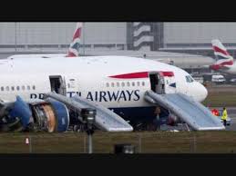 Image result for London Heathrow airplane crash