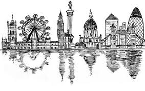 Skyline Sketch By Mark45cmd On Deviantart Skyline Drawing Drawings London Sketch