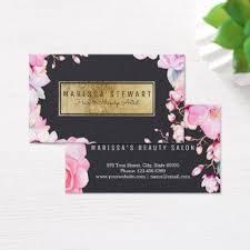 Black And Gold Business Card Design Blush Pink Floral And Black Gold Business Card Zazzle Com Gold Business Card Floral Business Cards Zazzle Business Cards