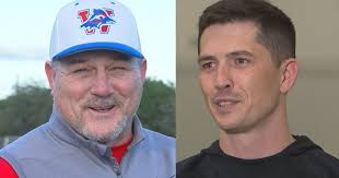 VIDEO: Hear Football Coach Riley Dodge As He Prepares To Faceoff Against  His Dad, Todd, For The Texas State Title