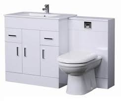 Here at sanctuary bathrooms, our bathroom vanity units are specially curated from the most reliable brands to guarantee years of use. Combination Basin Wc Vanity Units Turin Gloss White Cloakroom Suite 800mm From Premier