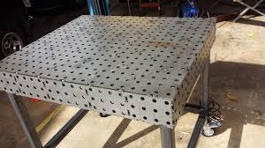 Tab And Slot Certiflat Weld Table The Garage Journal Board Welding Table Table Coffee Table