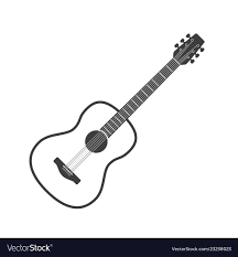 Acoustic Guitar Icon Vector Image On Vectorstock In 2020 Visual Design Trends Vintage Photo Frames Vector Free