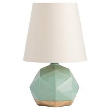 Rubin Coastal Modern Celadon Green Geometric Table Lamp In 2020 Geometric Table Lamp Arteriors Table Lamp Geometric Lamp