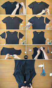 Diy No Sew T Shirt Refashion 8 Easy Upcycle Ideas Refashion Clothes Diy Clothes Diy Clothes Refashion