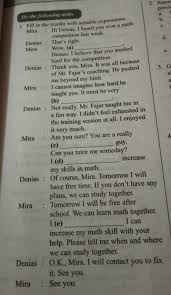 2 Answer The Following Questions Based On The Previous Dialog A What Are Mira And Denias Talking Brainly Co Id