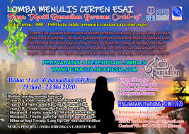 Contoh esai cerpen bahasa indonesia. Semarakkan Ramadhan At Home Ppwi Selenggarakan Lomba Menulis Cerpen Esai Detik Peristiwa