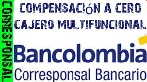 ¿cómo funciona un corresponsal bancario? Como Compensar A Ceros En Cajero Multinacional De Bancolombia Corresponsal Bancolombia Youtube