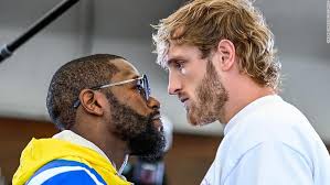 Floyd mayweather and logan paul appear to start brawling at logan paul's press conference for his exhibition fight. Szyhv43mroqiam