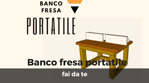 Per fare la battuta parallela per il banco fresa parkside ho usato tutto. Banco Fresa Portatile Fai Da Te Makers At Work