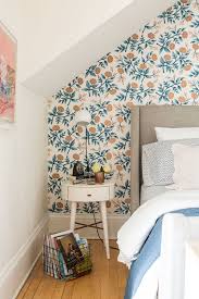 Shop our floral wall murals to keep the freshness of spring on your walls all year around. 65 Bedrooms With Wallpaper Accent Walls Shelterness