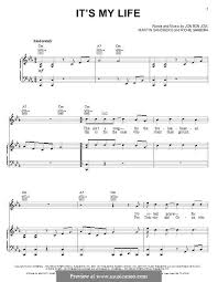 It S My Life Bon Jovi By J B Jovi Max Martin R Sambora On Musicaneo Bon Jovi Guitar Lessons Tutorials Saxophone Sheet Music Bm f#m bring it back, bring it back, g d g d bm em a d don't take it away from me, because you don't know, what it means to me. pinterest