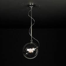 glass sphere pendant lamp model 3d