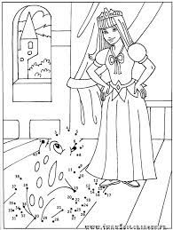 dessin et coloriage point a la princesse grenouille relier les points coloriages de luna wonder forest