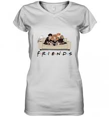 Juniors' harry potter hufflepuff bold team seeker. Harry Potter Ron And Hermione Friends Women S V Neck T Shirt Tee For Sports