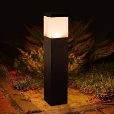 Vonn Lighting Vonn Outdoor 10 Watt Matte Black Low Voltage Hardwired Integrated Led Path Light Lowes Com In 2021 Path Lights Path Lighting Ideas Led Exterior Lighting