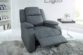 Invicta Interior Relaxsessel Hollywood Grau Stoff Verstellbar Liegesessel Sessel Fernsehsessel Wohnzimmer Mit Liegefunktion Fernsehsessel Relaxliege Armlehnen