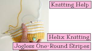 Check spelling or type a new query. Knitting Help Helix Knitting Jogless One Round Stripes Knitting Help Knitting Tutorial Knitting