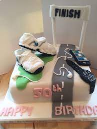 We also customize cakes,give us the design you want and just upload a cake that you have made with a short description. Running Themed Cake Running Cake Sports Birthday Cakes 40th Cake