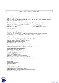 Let me know if you need anything else. Notes Sur How To Write A Letter In English Docsity