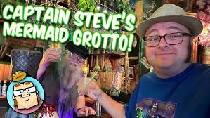 The Shrunken Head of Captain Steve! Visiting Captain Steve's Mermaid Grotto  and Golden Tiki