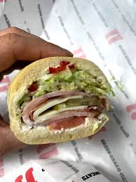 Maybe you would like to learn more about one of these? Jimmy John S Ultimate Porker Ham Bacon Lettuce Tomato Pickles And Jimmy It Up Peppers Oil Herbs And Onion I Order This Sandwich Almost Every Time Dining And Cooking