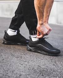 Black Air Max 97 Mens Nike Air Max 97 Ultra Cheap Nike Air Max Nike Air Max Sneakers Nike Air Max