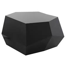 Simple and sculptural, this coffee table combines a geometric iron base with a glass top for an airy vibe. Gio Black Lacquered Modern Coffee Table By Nuevo Eurway