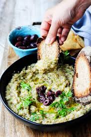 Melitzanosalata Greek Eggplant Dip Eating European Recipe Greek Eggplant Dip Greek Recipes Melitzanosalata