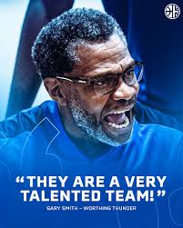 worthing.thunder head coach Gary Smith