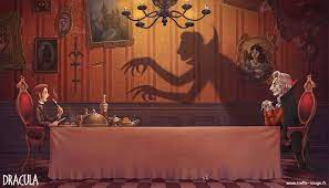 Just finished the dark heroine: Dracula S Diner By Trefle Rouge On Deviantart Dracula Concept Art Art