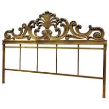 Decorative design mimicks the look of the bamboo to create an eastern flare. Brass Headboards 73 For Sale On 1stdibs