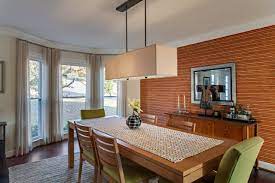 Choosing the ideal accent wall color for your dining room sumber : Dining Room With Faux Grasscloth Wallpaper Modern Dining Room Nashville By Marcelle Guilbeau Interior Designer Houzz