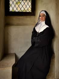 Novice nun in convent stock image. Image of meditation - 292062997