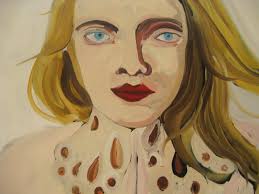 NEW YORK—Back in the city, visited a few Chelsea galleries yesterday and caught this show of striking portraits by British artist Chantal Joffe at Cheim ... - IMG_8534