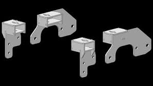 Israil mount includes rails & capture plate for moryde pin box. Super Rail Mounting Kit For 14k 16k And 18k Superglide Vehicle Specific