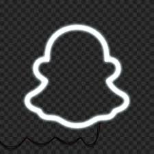 The resolution of image is 1038x527 and classified to snapchat filters, snapchat rainbow, snapchat icon. Hd White Snapchat Neon Logo Png Citypng