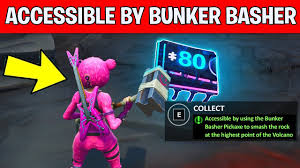 View information about the bunker jonesy item in locker. Fortbyte 80 Accessible By Using The Bunker Basher Pickaxe To Smash The Rock At The Highest Point Youtube