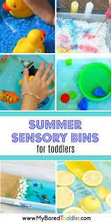 Summer Sensory Bins For Toddlers Summer Activities For Toddlers Toddler Activities Sensory Bins