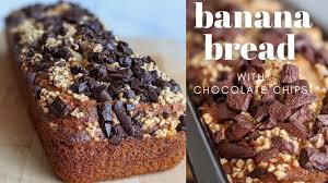Read more about chocolate zucchini muffins with peanut butter frozen greek yogurt banana split when you want to indulge in something rich and sinful, but it's really not, then this frozen greek yogurt banana split is where it's at! Banana Cake Recipe With Chocolate Chips And Walnuts Youtube