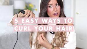 5 place a bobby pin through the section of hair wrapped around your finger. 5 Ways To Curl Your Hair